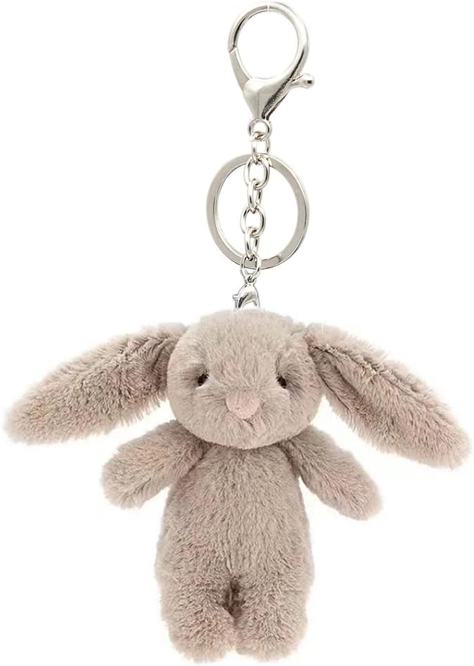 Bunny plushie bag charm